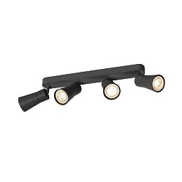 Obrázek pro produkt PURI 2.0 Cone nástěnný a stropní svítidlo, dlouhé provedení, 4 x max. 6W GU10, černé - BIG WHITE (SLV)
