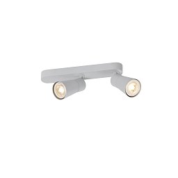 Obrázek pro produkt PURI 2.0 Cone nástěnné a stropní svítidlo, asymetrické, 2 x max. 6W GU10, šedá - BIG WHITE (SLV)