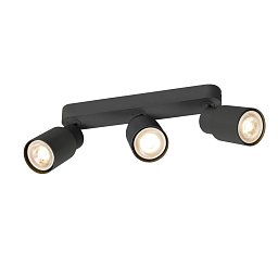 Obrázek pro produkt PURI 2.0 Tube nástěnné a stropní svítidlo, dlouhé provedení, 3 x max. 6W GU10, černé - BIG WHITE (SLV)