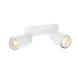 Obrázek pro produkt PURI 2.0 Tube nástěnné a stropní svítidlo pro povrchovou montáž, dlouhé, 2 x max. 6W GU10, bílé - BIG WHITE (SLV)