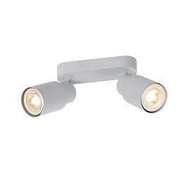 Obrázek pro produkt PURI 2.0 Tube nástěnné a stropní svítidlo pro povrchovou montáž, dlouhé, 2 x max. 6W GU10, šedá barva - BIG WHITE (SLV)