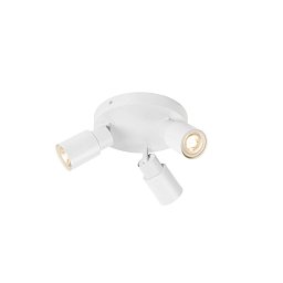 Obrázek pro produkt PURI 2.0 Tube nástěnné a stropní svítidlo, kulaté, 3 x max. 6W GU10, bílé - BIG WHITE (SLV)