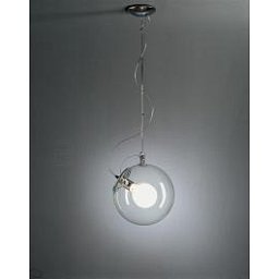 Obrázek pro produkt Závěsné svítidlo MICONOS SOSPENSIONE 1x23W chrom, foukané sklo - ARTEMIDE