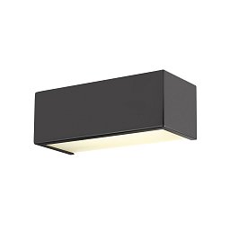 Obrázek pro produkt CHROMBO nástěnné svítidlo, čtvercové, 3000K, 8 W, PHASE, 120°, černé - BIG WHITE (SLV)