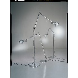 Obrázek pro produkt Stojací lampa Tolomeo micro terra halo (alu) 60W E14 (A010900 + A043900) - ARTEMIDE
