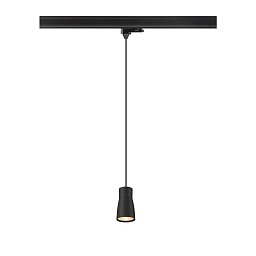 Obrázek pro produkt PURI 2.0 Dome 3~ závěsné světlo, GU10, délka závěsu 200cm, 1x max. 6W, černá barva. - BIG WHITE (SLV)