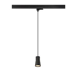 Obrázek pro produkt PURI 2.0 Cone 3~ závěsné světlo, GU10, délka závěsu 200cm, 1x max. 6W, černá barva. - BIG WHITE (SLV)