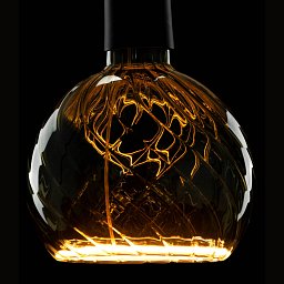 Obrázek pro produkt LED Plovoucí Globus 150 stočený LED žárovka, kouřově šedá, E27, PHASE, 6W, 1900K - BIG WHITE (SLV)