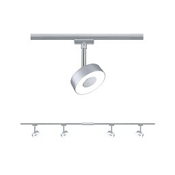 Obrázek pro produkt URail LED lištový spot Circle základní sada 4x5,3W 2700K 230V matný chrom/chrom - PAULMANN