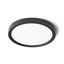 Obrázek pro produkt LANA 23 přisazená černá plast 230V LED 18W  3000K 4000K 6000K - RED - DESIGN RENDL