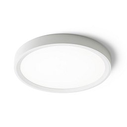 Obrázek pro produkt LANA 23 přisazená bílá plast 230V LED 18W  3000K 4000K 6000K - RED - DESIGN RENDL