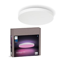 Obrázek pro produkt Hue WACA Datura S stropní svítidlo LED 48W 3840lm 2000-6500K RGB 38,4cm kulaté IP20, bílé - PHILIPS