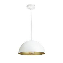 Obrázek pro produkt GLADYS 30 závěsná bílá/zlatá 230V E27 15W - RED - DESIGN RENDL