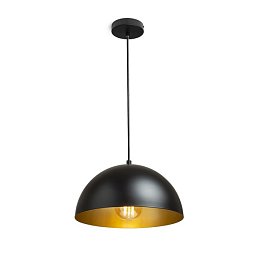 Obrázek pro produkt GLADYS 30 závěsná černá/zlatá 230V E27 15W - RED - DESIGN RENDL
