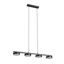 Obrázek pro produkt ARETHA IV závěsná černá  230V LED 4x12W  3000K - RED - DESIGN RENDL