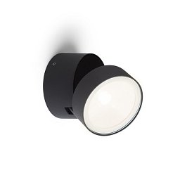 Obrázek pro produkt FLAVIO R přisazená černá 230V LED 6W 110° IP54 3000K - RED - DESIGN RENDL