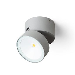 Obrázek pro produkt FLAVIO R přisazená světle šedá 230V LED 6W 110° IP54 3000K - RED - DESIGN RENDL
