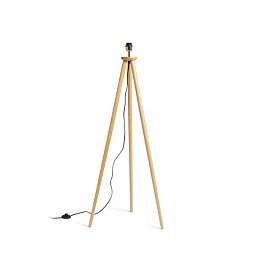 Obrázek pro produkt BASCO stojanový podstavec bambus 230V E27 15W - RED - DESIGN RENDL
