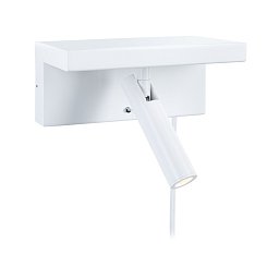 Obrázek pro produkt LED nástěnné svítidlo 3-krokové-stmívatelné Jerik USB C 3000K 230V 2,4W stmívatelné bílá mat - PAULMANN