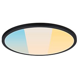 Obrázek pro produkt LED Panel Atria Shine IP44 kruhové 398mm 20,8W CCT černá - PAULMANN