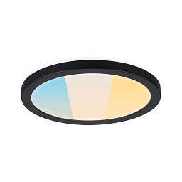 Obrázek pro produkt LED Panel Atria Shine IP44 kruhové 190mm 7,6W 3000 - 6500K černá - PAULMANN