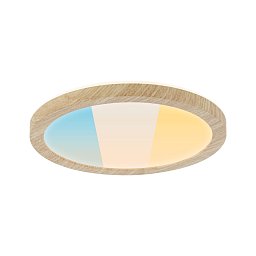 Obrázek pro produkt LED Panel Atria Shine IP44 kruhové 190mm 7,6W 3000 - 6500K design dřevo - PAULMANN