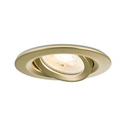 Obrázek pro produkt Vestavné svítidlo Nova Plus IP65 kruhové 93mm 30° GU5,3 / GU10 max. 35W 230/12V stmívatelné zlatá mat - PAULMANN