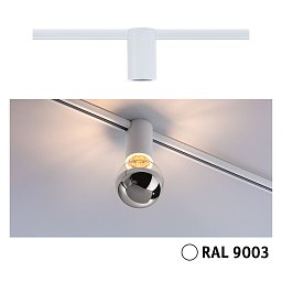 Obrázek pro produkt URail lištový spot Socket E27 max. 20W 230V bílá - PAULMANN