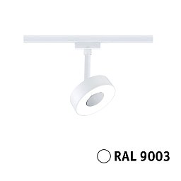 Obrázek pro produkt URail LED lištový spot 3-krokové-stmívatelné Circle spot 5W 4000K stmívatelné 230V bílá - PAULMANN