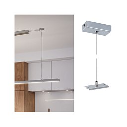 Linion příslušenství závěs matný chrom 40x80mm - PAULMANN Obrázek pro produkt Linion příslušenství závěs matný chrom 40x80mm - PAULMANN