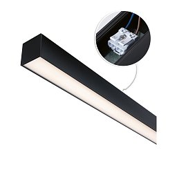 Linion napájení Power Channel 230/24V 17W černá 1m - PAULMANN Obrázek pro produkt Linion napájení Power Channel 230/24V 17W černá 1m - PAULMANN