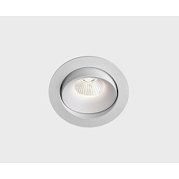 Obrázek pro produkt Zápustné svítidlo LUXO TILT Ø105mm bílé 60° 12W 2700K RA90 IK05 - Kohl Lighting