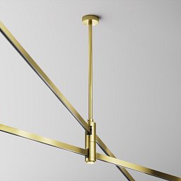 Obrázek pro produkt Stropní upevnění pro magnetickou lištu 300 mm mosaz hliník 24V Flarity - MAYTONI