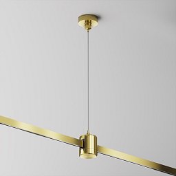 Obrázek pro produkt Lankový závěs s prodlužovací spojkou 24V mosaz hliník pro magnetickou lištu Flarity - MAYTONI