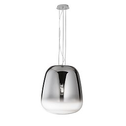 Obrázek pro produkt Závěsné svítidlo SMOKE chrom, 1xE27, 45x150 cm - FANEUROPE