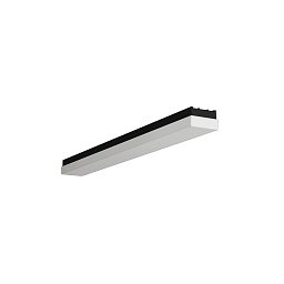 Obrázek pro produkt MATAR 5 stropní/nástěnné plastové svítidlo černá / bílá IP44 3000 K 26W LED - OSMONT