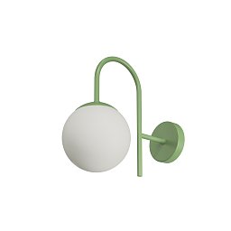Obrázek pro produkt ANCHA 1 nástěnné skleněné svítidlo zelená / bílá IP40 25W E27 - OSMONT