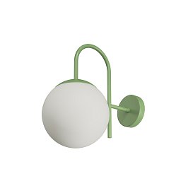 Obrázek pro produkt ANCHA 2 nástěnné skleněné svítidlo zelená / bílá IP40 25W E27 - OSMONT