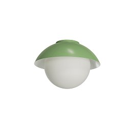 Obrázek pro produkt LUKIDA 2 stropní/nástěnné skleněné svítidlo zelená / bílá IP65 4000 K 20W LED - OSMONT