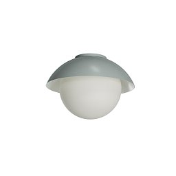 Obrázek pro produkt LUKIDA 2 stropní/nástěnné skleněné svítidlo šedá / bílá IP65 4000 K 20W LED - OSMONT