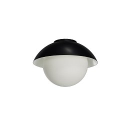 Obrázek pro produkt LUKIDA 2 stropní/nástěnné skleněné svítidlo černá / bílá IP65 3000 K 20W LED - OSMONT