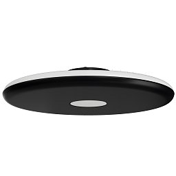 Obrázek pro produkt ZETA 2 PF stropní/nástěnné plastové svítidlo černá IP40 3000 K 38W LED - OSMONT