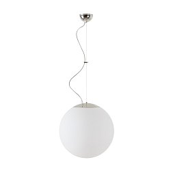 Obrázek pro produkt ADRIA L3 závěsné skleněné svítidlo nerez / bílá IP40 40W E27 HF - OSMONT