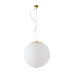 Obrázek pro produkt ADRIA L4 závěsné skleněné svítidlo mosaz / bílá IP40 40W E27 HF - OSMONT