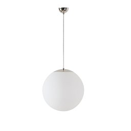 Obrázek pro produkt ADRIA S3 závěsné skleněné svítidlo nerez / bílá IP40 40W E27 HF - OSMONT