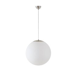 Obrázek pro produkt ADRIA S4 závěsné skleněné svítidlo kartáčovaná nerez / bílá IP40 40W E27 HF - OSMONT