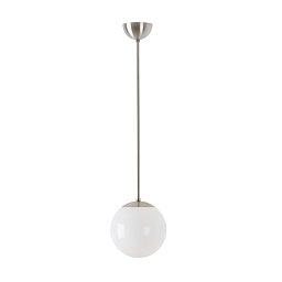 Obrázek pro produkt ISIS P1 PM závěsné plastové svítidlo kartáčovaná nerez / bílá IP40 3000 K 8W LED - OSMONT