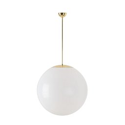 Obrázek pro produkt ISIS P5 PM závěsné plastové svítidlo mosaz / bílá IP40 25W E27 - OSMONT