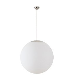 Obrázek pro produkt ISIS P5 PM-M závěsné plastové svítidlo nerez / bílá IP40 25W E27 - OSMONT