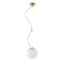 Obrázek pro produkt ISIS L1 PM závěsné plastové svítidlo mosaz / bílá IP40 25W E27 - OSMONT